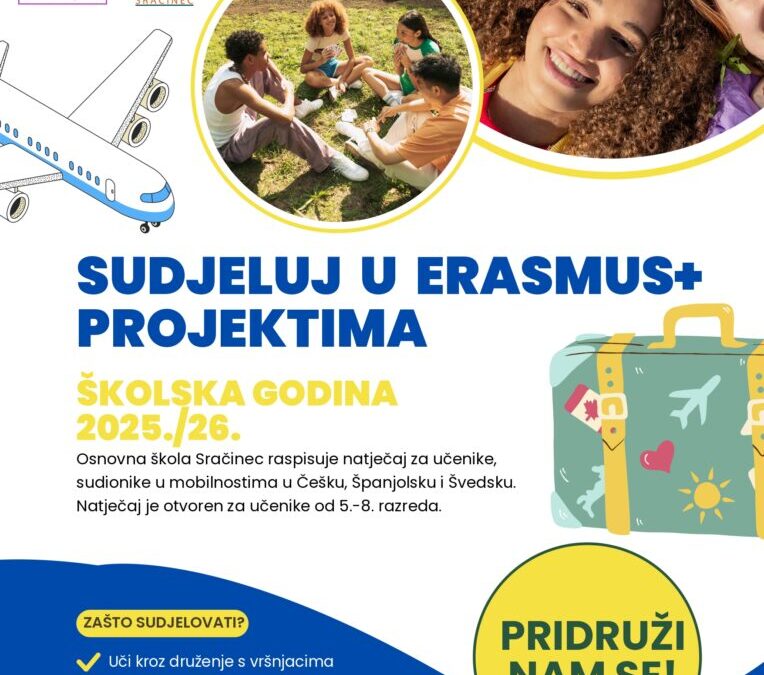 Erasmus+ mobilnosti natječaj